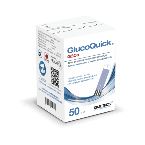 Tododiabetes tirillas Glucoquick G30a