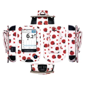 Funda de clip piel lector freestyle libre